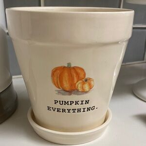 Rae Dunn White Pumpkin Everything Vase